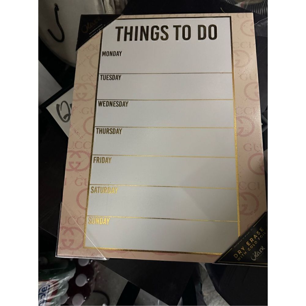 Oliver gal gucci GC dry erase glam office wall board plaque notes